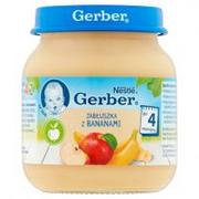 Desery dla dzieci - Gerber Deserek rumiane jabłuszka z bananami po 4 m-cu 125 g 6920171 - miniaturka - grafika 1