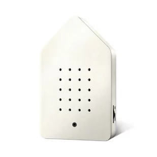 Relaxound - Domek z odgłosami ptaków Birdybox - White Jesmonite - Klatki i wyposażenie dla ptaków - miniaturka - grafika 1