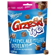 Ciastka - Goplana Wafle Grześki w mlecznej czek. Tyci 120g CTYC.1090 - miniaturka - grafika 1