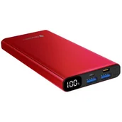 Powerbanki - GoGEN Powerbank PB100008 10000 mAh PB100008R Czerwona - miniaturka - grafika 1