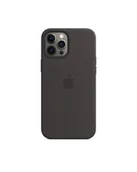 Etui i futerały do telefonów - Etui do iPhone 12 Pro Max Apple Silicone Case z MagSafe - czarne - miniaturka - grafika 1