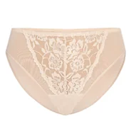 Majtki damskie - Majtki damskie klasyczne Glamour beżowe, Teyli - miniaturka - grafika 1