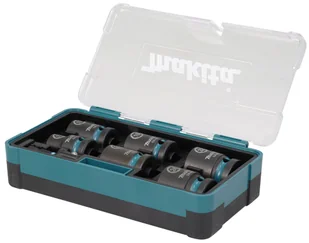 Makita E-16592 Gniazdo udarowe Wpływ socket set Czarny, Morski - Klucze i nasadki - miniaturka - grafika 1