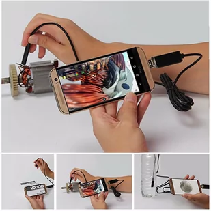 Kamera endoskop na USB 3w1 IP67 7mm SPU-E01 5m - Kamery inspekcyjne - miniaturka - grafika 4