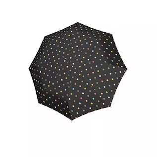 Parasole - Reisenthel Umbrella Pocket Classic kompaktowy parasol kieszonkowy w kropki z ergonomicznym uchwytem i dużym czaszką - 24 x 4,5 x 5 cm - waga 270 g - grafika 1