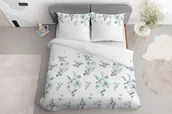 Pościel - Pościel bawełna satynowa, Home Satin, Detexpol, kwiaty, 160 x 200 cm - miniaturka - grafika 1