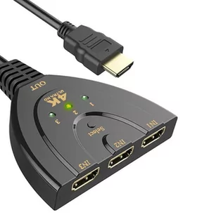 Switch Hdmi 3In1 Rozgałęźnik 3X1 Przejściówka - Kable - miniaturka - grafika 1