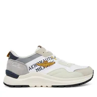 Sneakersy męskie - Sneakersy Aeronautica Militare 251SC286CT3543 Biały - miniaturka - grafika 1