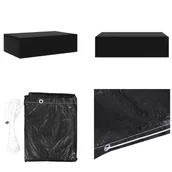 Pokrowce na meble ogrodowe - vidaXL Pokrowiec na meble ogrodowe 12 oczek 205x325x90 cm - Pokrowiec na meble ogrodowe - Pokrowiec ochronny na meble ogrodowe - Plandeka na meble ogrodowe - Maska na meble ogrodowe - miniaturka - grafika 1