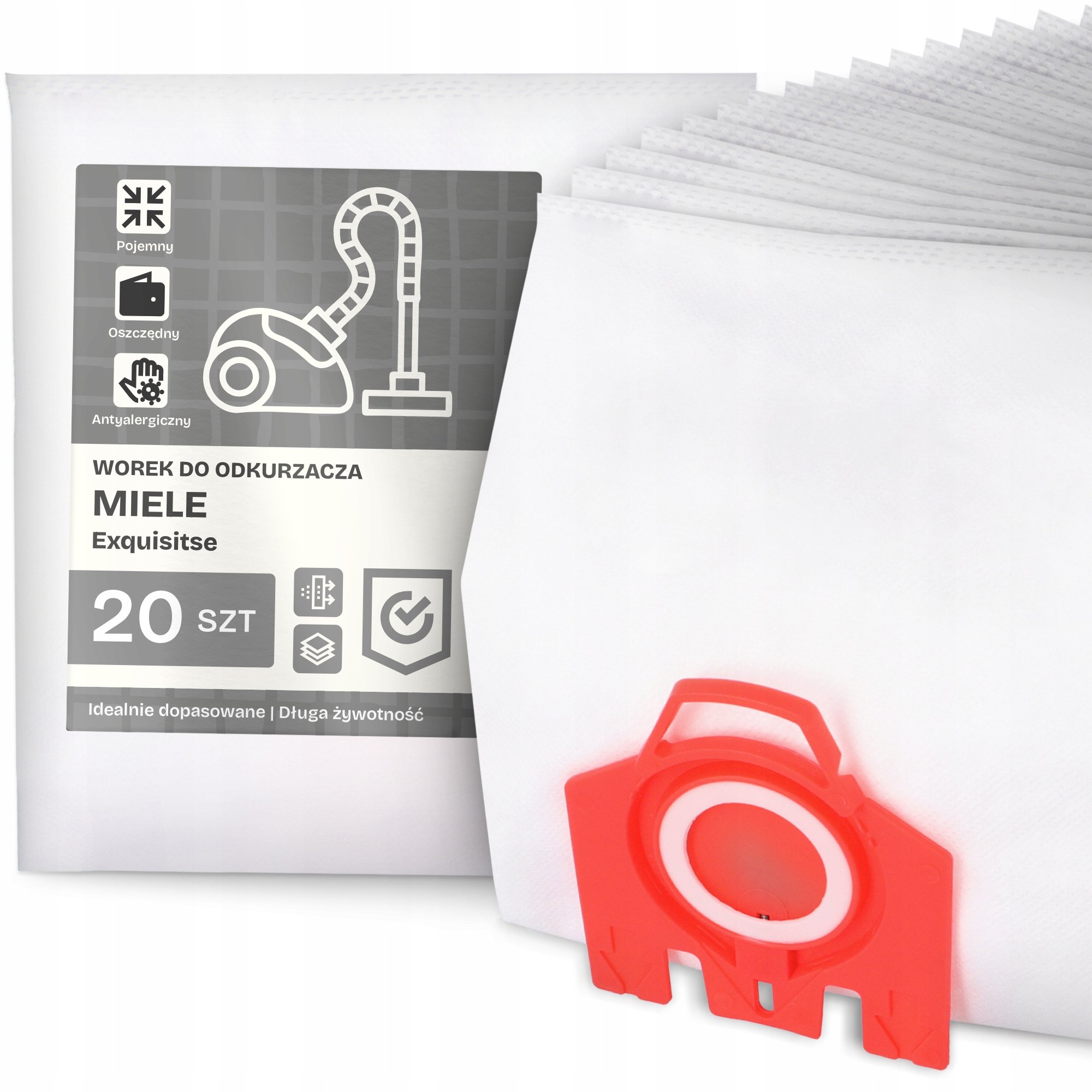 20x Worek do Odkurzacza Miele Exquisitse Syntetyczny Duży Torba Worki G9