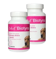 Suplementy i witaminy dla psów - Dolvit Biotyna 2x90tab. - miniaturka - grafika 1