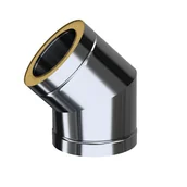 Akcesoria kominkowe - Adam Dw Kolano 150 45° - miniaturka - grafika 1