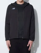 Kurtki męskie - Kurtka Męska Sportowa Przejściowa Lekka Czarna New Balance EMJ9036BK r.L - miniaturka - grafika 1