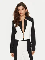Marynarki i żakiety damskie - KARL LAGERFELD Marynarka A1W14044 Biały Relaxed Fit - miniaturka - grafika 1