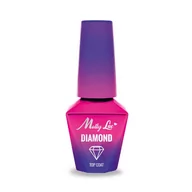 Lakiery do paznokci - Diamond Top Coat Mollylac 10 ML Lakier Klasyczny - miniaturka - grafika 1