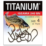 Inne akcesoria dla wędkarzy - TITANIUM Haczyki Karpiowe Iseama R.4 - miniaturka - grafika 1
