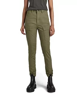 Spodnie damskie - G-STAR RAW Kafey Cargo Ultra High Skinny spodnie damskie, Zielony (Shadow Olive D21099-c105-b230), 28W / 32L - grafika 1