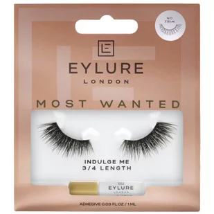 EYLURE - MOST WANTED - INDULGE ME - 3/4 LENGTH - Sztuczne rzęsy na pasku z klejem - Sztuczne rzęsy i akcesoria - miniaturka - grafika 1