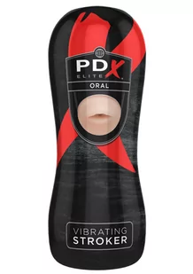 PDX Elite vibrating stroker oral - masturbator wibrujący oralny  << DYSKRETNIE   |   DOSTAWA 24h   |  GRATISY - Masturbatory - miniaturka - grafika 2