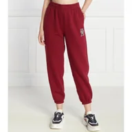 Dresy damskie - Tommy Hilfiger Spodnie dresowe | Regular Fit - miniaturka - grafika 1