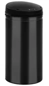 Kosze na śmieci - Czarny kosz na odpady z automatyczną pokrywą 50L G0-A24 - miniaturka - grafika 1
