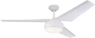 Wentylatory sufitowe - Wentylator sufitowy e 142 cm z oświetleniem LED i pilotem zdalnego sterowania - miniaturka - grafika 1