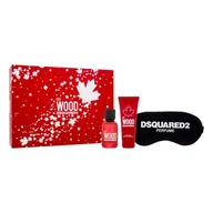 Zestawy perfum damskich - Dsquared2 Red Wood Zestaw woda toaletowa 50 ml + żel pod prysznic 100 ml + maska na noc - miniaturka - grafika 1