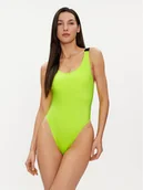 Stroje kąpielowe - Calvin Klein Swimwear Strój kąpielowy KW0KW02576 Zielony - miniaturka - grafika 1