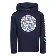 Bluzy dla dziewczynek - Hurley Graphic Hooded Pullover Bluza Dzieci - miniaturka - grafika 1