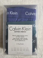 Majtki męskie - CALVIN KLEIN Majtki wielokolorowe slipy 3 pak S - miniaturka - grafika 1