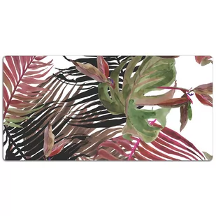 Podkładka pod mysz i klawiaturę Monstera 120x60 cm, Dywanomat - Podkładki na biurko - miniaturka - grafika 1