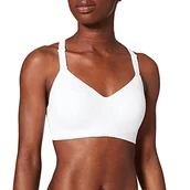 Biustonosze - Nike damski biustonosz sportowy Rival, biały/Pure Platinum, 38B, AQ4184-100 - miniaturka - grafika 1