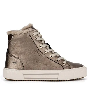 Botki Mustang 1442-602 Srebrny - Botki damskie - miniaturka - grafika 1