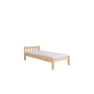 Łóżka dla dzieci i młodzieży - Łóżko Drewniane Sosnowe Pino 90 x 200 Meble Doktór Bejca Dębowa - miniaturka - grafika 1