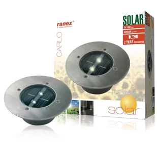 Ranex Oprawa dogruntowa solarna LED IP44 - Jorden - Lampy ogrodowe - miniaturka - grafika 2