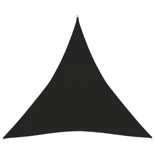 vidaXL Żagiel przeciwsłoneczny, 160 g/m, czarny, 4,5x4,5x4,5m, HDPE 311755 - Parasole ogrodowe - miniaturka - grafika 1