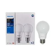 Żarówki LED - Żarówka LED 2 szt. E27 8 W = 60 W 806 lm Ciepła biel Philips Ecofit - miniaturka - grafika 1