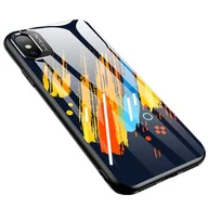 Etui i futerały do telefonów - cofi1453® Colour Glass Case Etui na telefon komórkowy Ochronne szklane etui kompatybilne z iPhone 8 Pokrowiec Akcesoria Bumper Ochrona Motyw 5 - miniaturka - grafika 1