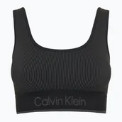 Bielizna sportowa damska - Biustonosz treningowy Calvin Klein 00GWS4K220 Seamless Medium Support black WYSYŁKA W 24H 30 DNI NA ZWROT - miniaturka - grafika 1