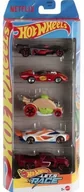 Zabawki zdalnie sterowane - Hot Wheels SAMOCHODZIKI Zestaw Pojazdów JBJ79 Let's Race City Auta 5-pak - miniaturka - grafika 1