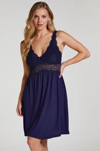 Hunkemöller Sukienka na ramiączkach z koronką Nora Czerwony - Bielizna nocna Hunkemöller Sukienka na ramiączkach z koronką Nora Czerwony - Bielizna nocna - miniaturka - grafika 1