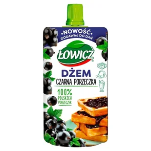 Łowicz Dżem czarna porzeczka 100 g - Dżem - miniaturka - grafika 1