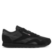 Sneakersy męskie - Sneakersy Reebok CLASSIC NYLON 100033377 Czarny - miniaturka - grafika 1