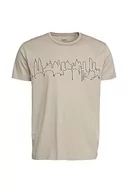 Koszulki męskie - ESPRIT T-shirt męski, 050/pastelowy szary, M - miniaturka - grafika 1