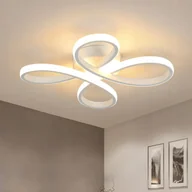 Lampy sufitowe - Lampa Sufitowa Led Żyrandol Nowoczesna 24W 3500K 2400LM - miniaturka - grafika 1