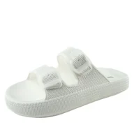 Klapki i japonki damskie - Klapki damskie basenowe BEPPI 2201481 białe - miniaturka - grafika 1