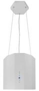 Okapy kuchenne - Okap wyspowy TOFLESZ Polaris Mini 40cm Biały mat (850 m3/h) - miniaturka - grafika 1