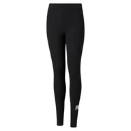 Odzież sportowa dziecięca - Legginsy dla dzieci Puma ESS Logo Leggings czarne - miniaturka - grafika 1