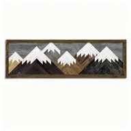 Obrazy i zdjęcia na płótnie - Obraz Mountains, 120x35 cm - miniaturka - grafika 1