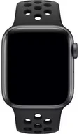 Akcesoria do smartwatchy - Pasek Apple Watch MX8C2FE/A 38/40/41mm Nike Sport Brand antracytowo-czarny/anthracite-black - miniaturka - grafika 1